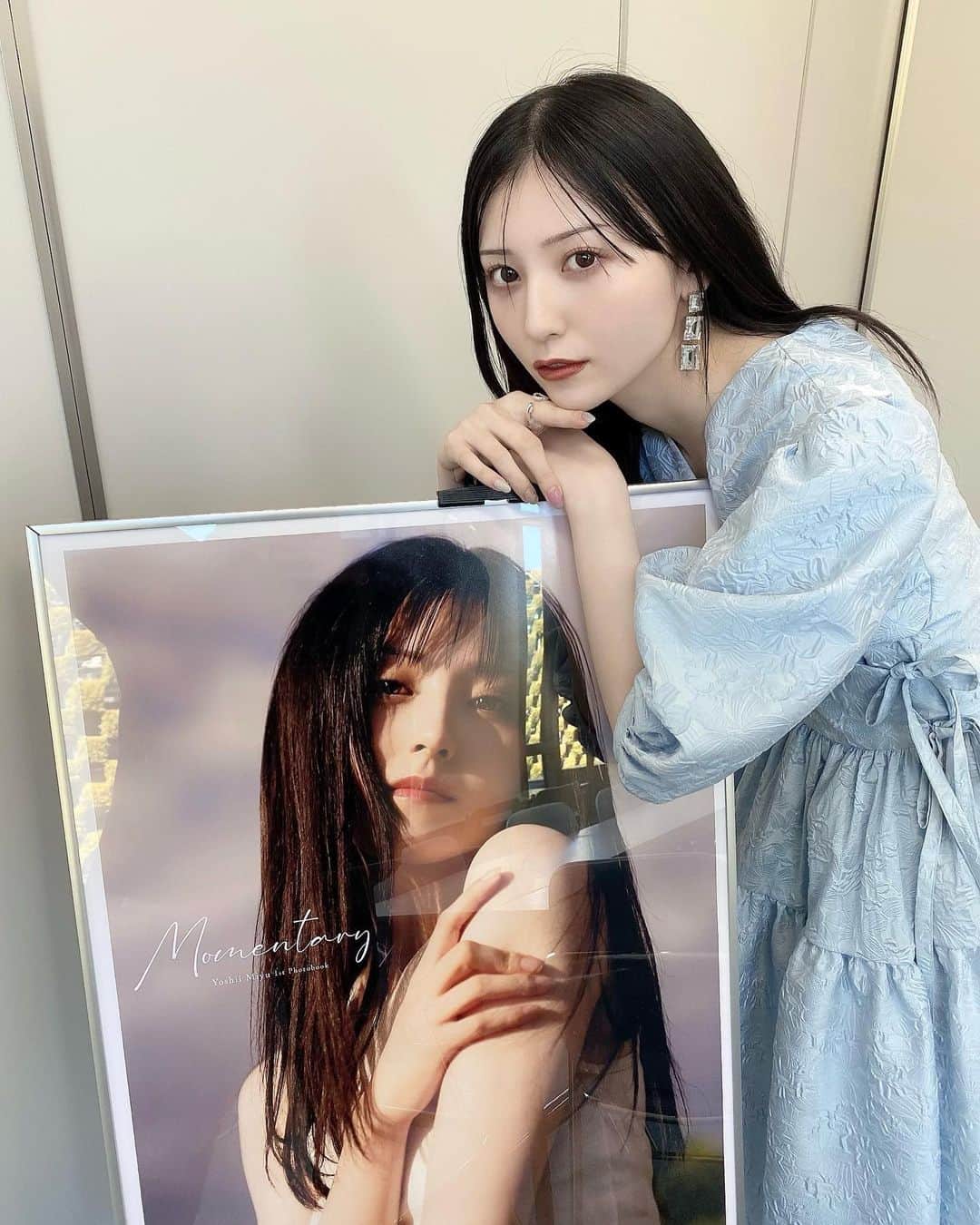 吉井美優のインスタグラム：「写真集発売まであと2日 💠」