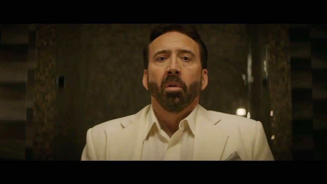 ペドロ・パスカルのインスタグラム：「Nick. Fuckeeeeeeeeeeeeehhhhhhhn CAGE!!!#TheUnbearableWeightofMassiveTalent #NaughtyTrailer In theaters April 22」