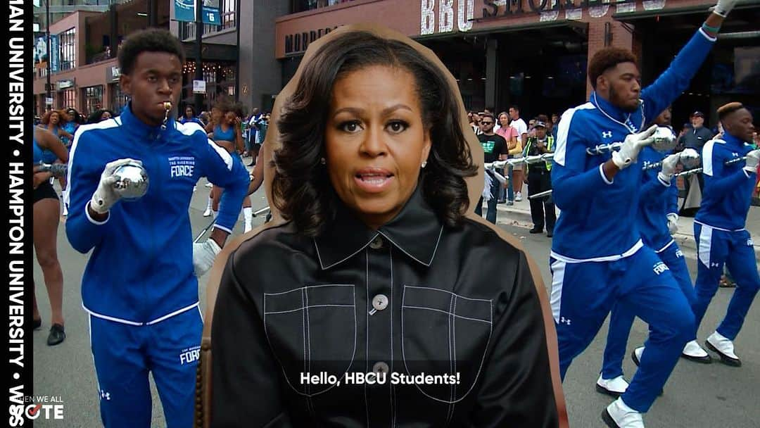 サミュエル・L・ジャクソンのインスタグラム：「Voting rights — especially for Black and young voters — are under attack. That's why @whenweallvote, @michelleobama, and @cp3 are launching the #VoteLoud HBCU Squad Challenge to empower HBCU students to take a leading role in voter registration, education, and mobilization efforts on their campuses. We’re going to make our voices heard in 2022 and beyond! Visit the link in my bio to sign up and learn more.」