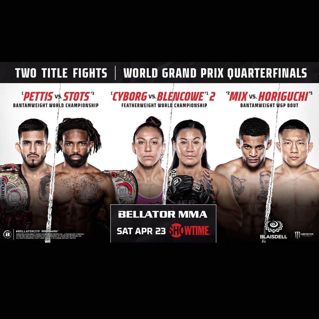 堀口恭司のインスタグラム：「4月23日にハワイで試合決定しました。  やったります！！  #Bellator279 @bellatormma」
