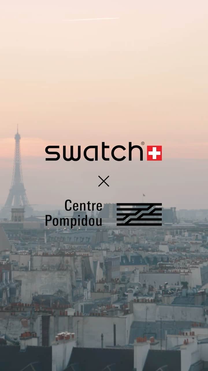 Swatchのインスタグラム：「What a night!  Take a look at what went down at our exclusive Swatch X Centre Pompidou launch event. We showcased our new collection with friends and art lovers who explored the new watches and the stories behind their inspirations. #SwatchXCentrePompidou #SwatchLovesArt」