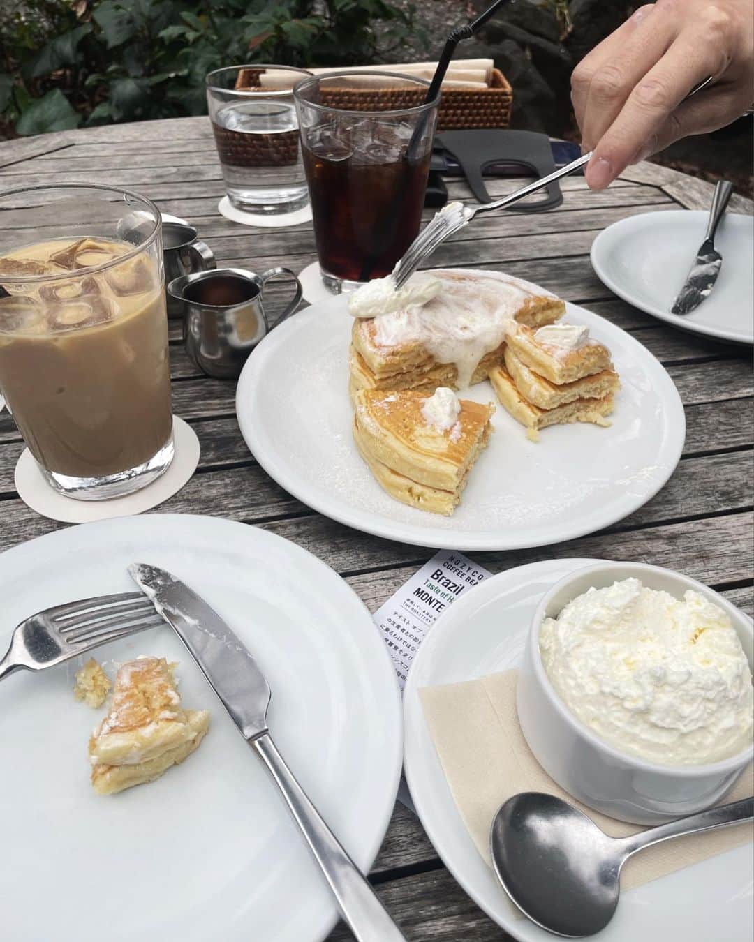 RYOさんのインスタグラム写真 - (RYOInstagram)「Classic buttermilk pancakes <333  ここでパンケーキ初めて食べたけど 美味しすぎてびっくりぃ特にクリーム🥺🥺  #ivyplace #daikanyama # #代官山 #パンケーキ #代官山カフェ」3月10日 18時47分 - 24kry