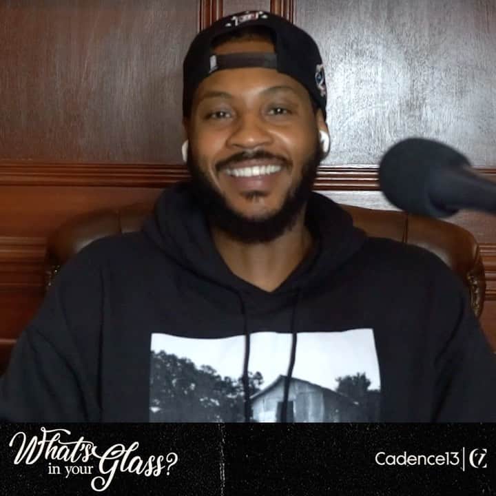 カーメロ・アンソニーのインスタグラム：「That’s a wrap on the 1st Season of “What’s In Your Glass?” Shout out to all our guests and can’t wait for Season 2! Stay tuned.」