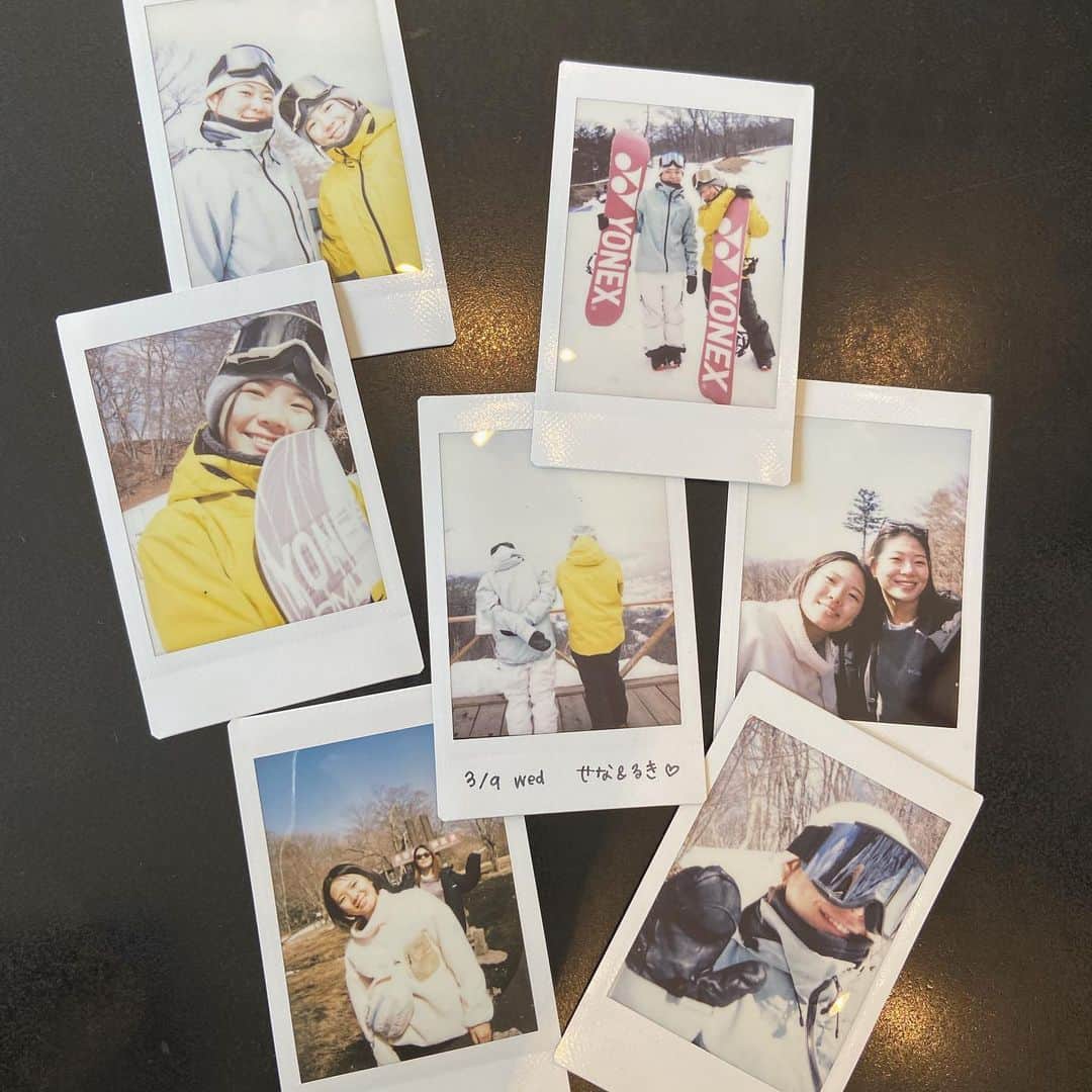 冨田せなのインスタグラム：「@snowangel_mag ❄️ やっぱり女の子なら美味しいご飯食べて、ショッピングして、ホテルでゆっくりするスノーボードトリップもいいよね😻」