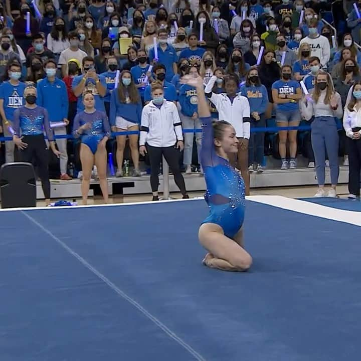 ノラ・フラットレーのインスタグラム：「It may be @norah.flatley’s birthday today, but you all get the birthday treat by getting to watch her incredible 9.95 leadoff floor routine from last weekend. #HappyBirthday, Norah! 🥳」