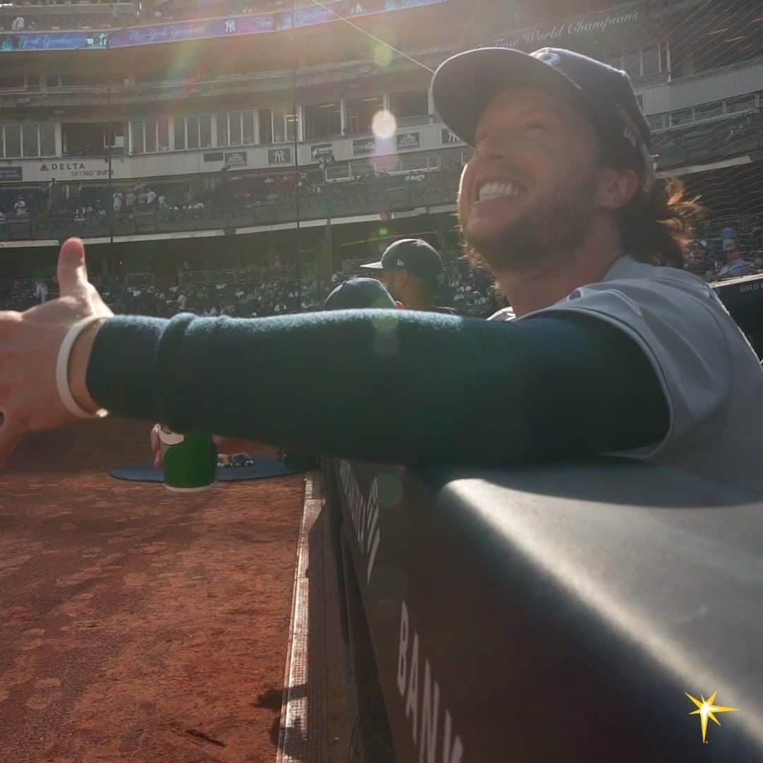 タンパベイ・レイズのインスタグラム：「Baseball. is. back.」