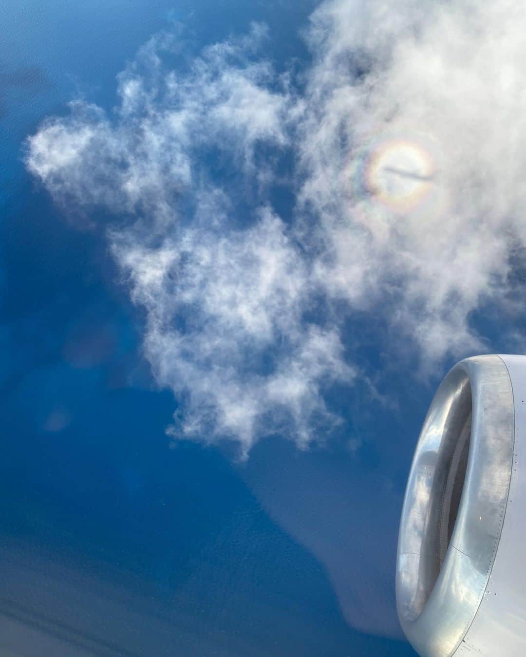 ゆーちゃんさんのインスタグラム写真 - (ゆーちゃんInstagram)「載せる写真が無いのでしばらく過去画 これは2年前！海外また行きたいなぁ  最後の一枚はブロッケン現象 飛行機の周りを囲う虹 が綺麗でした*⋆✈️🌈   #ブロッケン現象 #虹 #海外 #ミクロネシア #海 #エメラルドグリーン #旅行好きな人と繋がりたい #旅行記 #飛行機」3月12日 0時07分 - yurina_era999