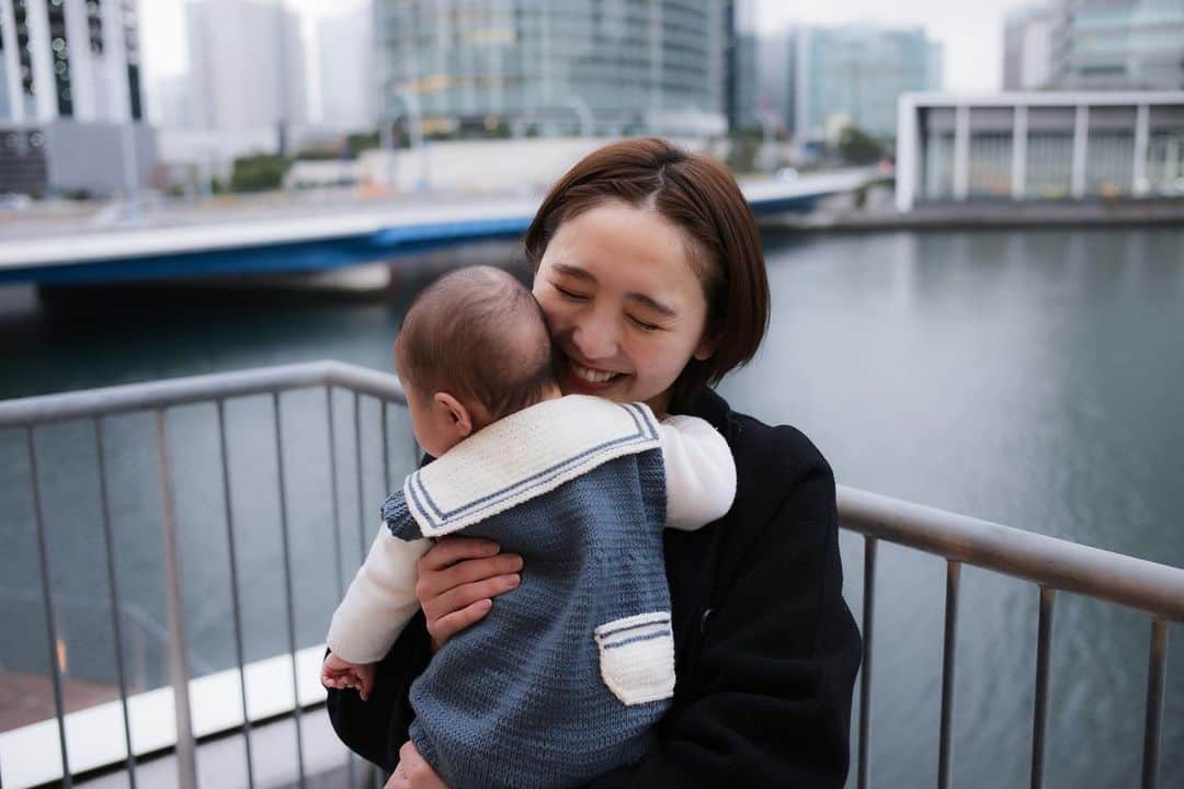 おのののかのインスタグラム：「＊ はじめての港町🚢 温かくなってきたし、 いろいろなところに行きたいね👶🏻🌸  東日本大地震から今日で11年。 しあわせな毎日に感謝。」