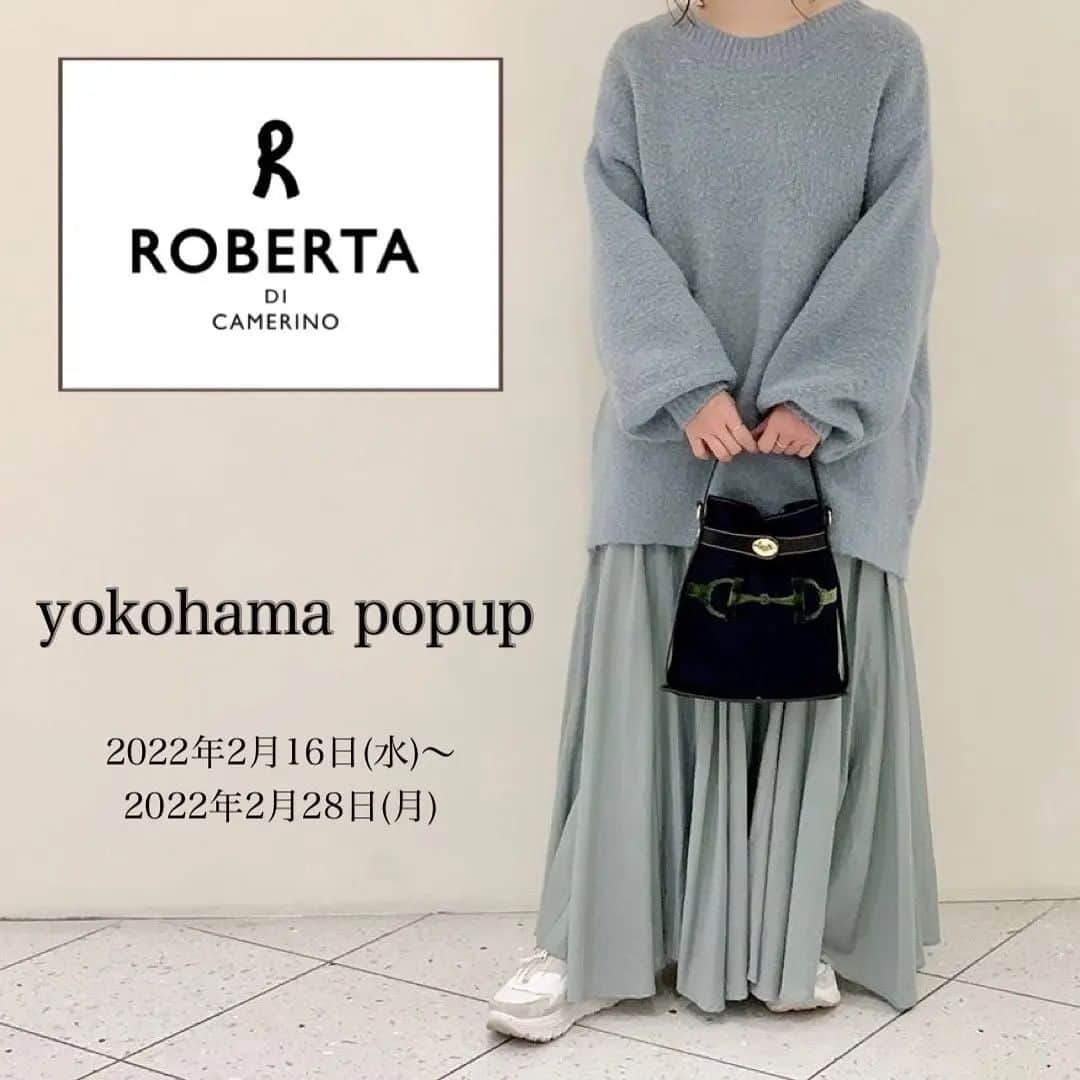 ROBERTA本店のインスタグラム：「. 【本日よりスタート❣️】  ✨期間限定イベントのお知らせ✨  ========================== ROBERTA POP UP in ATAO横浜店  期間:2022年2月16日(水)〜2022年2月28日(月) 場所:相鉄ジョイナス1F ATAO横浜店店内 ※最終日は20時閉店となります ※在庫状況は都度変動いたします 予めご了承くださいませ ==========================  今回は汚れや水に強いPVC素材のバッグや雑貨を始め、 #ヴィンテージベルベット を贅沢に使用した 大人気シリーズを展開しております🌈 ATAO横浜店でのベルベット素材のお取り扱いは 約2年ぶりです！！  現在は織れる職人がいなくなってしまった為、 二度と復刻できない大変貴重で希少な素材✨ ぜひ一度皆さまにお手に取って頂きたい一品です☺️ 　 スタッフ一同感染症対策を徹底し 皆さまにお会いできる日を 心より楽しみにしております。  ロベルタアタオランド店、 オンラインショップでも大人気のアイテムを お手に取っていただけるチャンスです❣️ ぜひお見逃しなく🤗  >>>オンラインストア https://robertadicamerino.jp/ >>>スタッフブログ https://studioatao-blog.jp/brand/robertadicamerino  #ロベルタ #ベルベッド素材 #バッグ #PVC #カスタム #A4バッグ #期間限定イベント #アタオ #アタオ横浜」