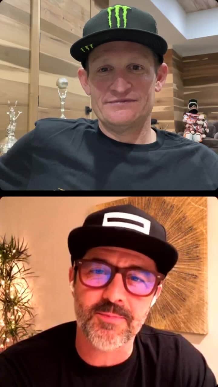 リッキー・カーマイケルのインスタグラム：「Another fun one with @emig47 on @realtalk447official. Gotta listen to Fro’s story about pointing out of the 125 class, pretty interesting.  See you guys next week!🤙🏼」