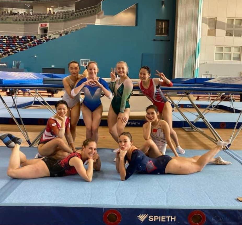 キャサリン・ドリスコルのインスタグラム：「timehop reminding me that on this day in 2020 it was my last competition 😢🥰 #retired」