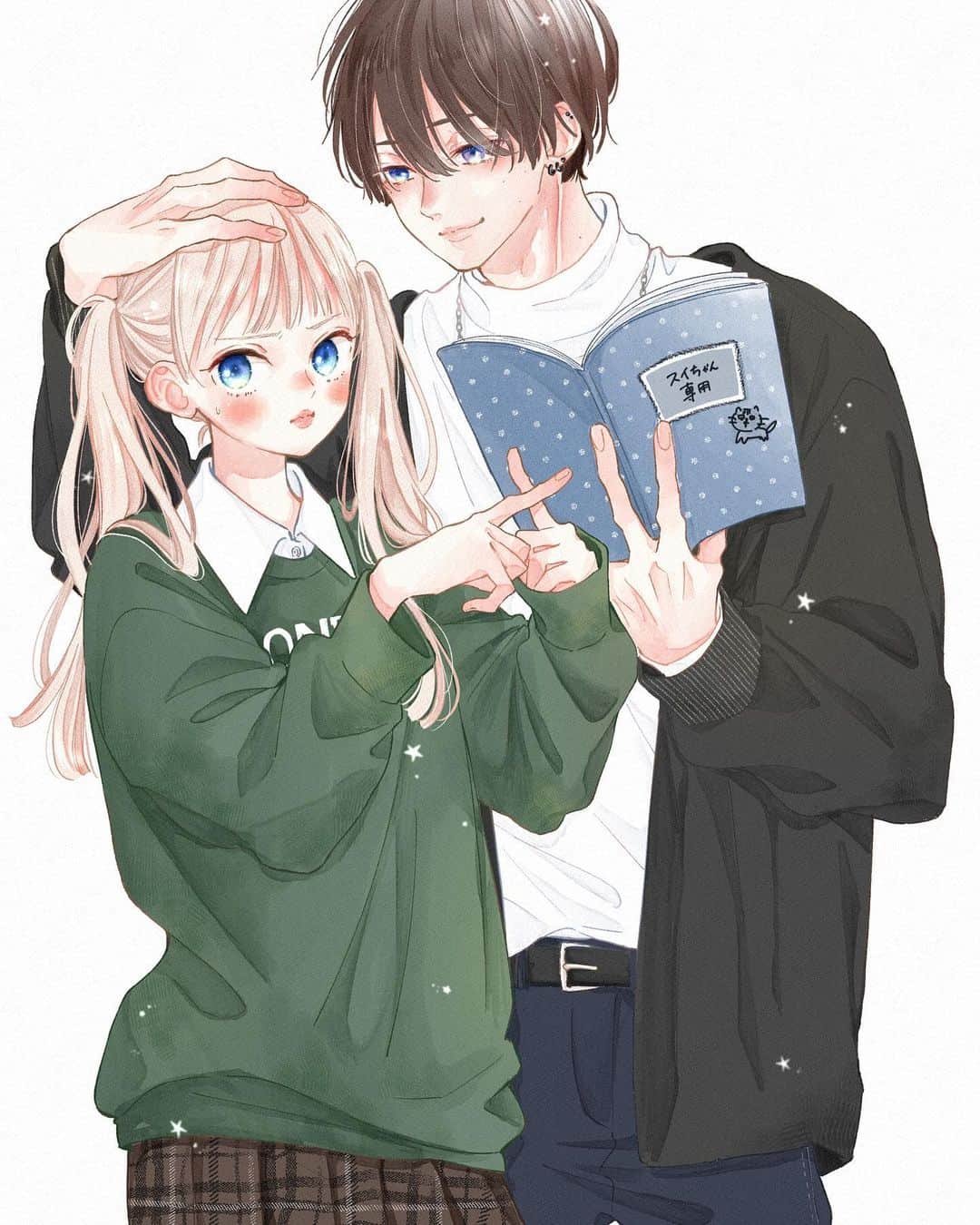 目黒あむのインスタグラム：「⁡ 久しぶりの投稿です。 しばらくおこもりしてたのは新連載準備やらなんやらの為でした〜！というわけで、お知らせです😊 ⁡ 来月発売の別冊マーガレット4月号から、『お姉ちゃんの翠くん』という新連載始めさせて頂きます。読みは翠（みどり）です🌱色々緊張してますが楽しんで頂けるよう頑張りますのでよろしくお願い致します〜！🙌 表紙と巻頭描かせて頂きましたがどっちもすごく可愛くして頂いたのでお楽しみにです！ ⁡ コメントや♡にフォローいつも本当にありがとうございます🙏✨DMの方全然チェックできてないので原稿終わったらゆっくり読ませていただきます！ ⁡ #お姉ちゃんの翠くん #目黒あむ #少女漫画」