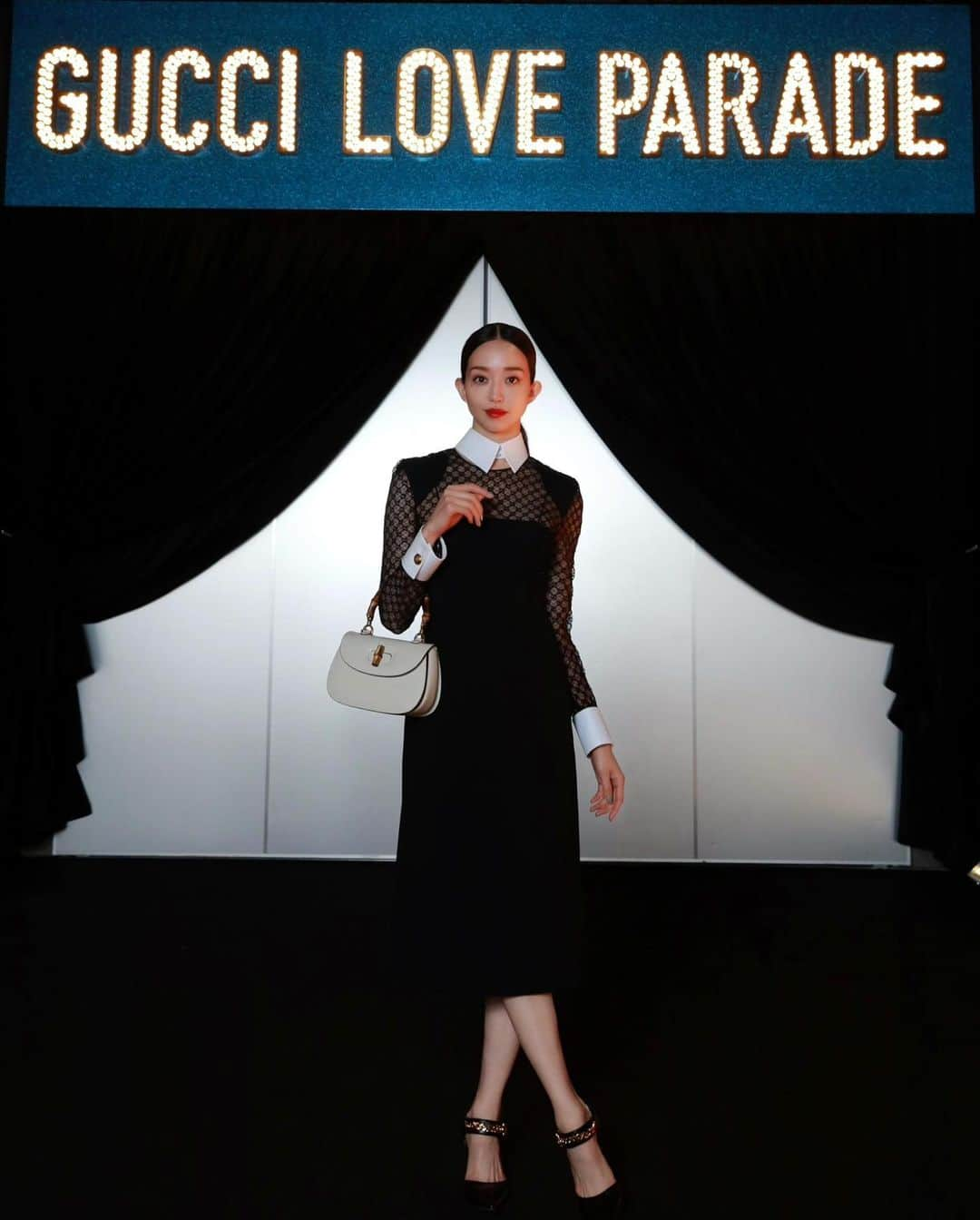 松島花さんのインスタグラム写真 - (松島花Instagram)「: Gucci Love Parade展示会へ🤩 昨年11月にストリーミングイベントで鑑賞した、 グッチの2022年最新コレクションのお洋服を 堪能させて頂きました👗👠⭐️ : 生で見るドレスはどれも本当に美しかった🥺‼︎ メンズのセットアップやシャツも気になるもの がたくさんでした😍お買い物したい💦笑 ご招待ありがとうございました❤️‍🔥　 @gucci #Gucci  #GucciLoveParade  #AlessandroMichele」2月17日 19時03分 - hana_matsushima_official