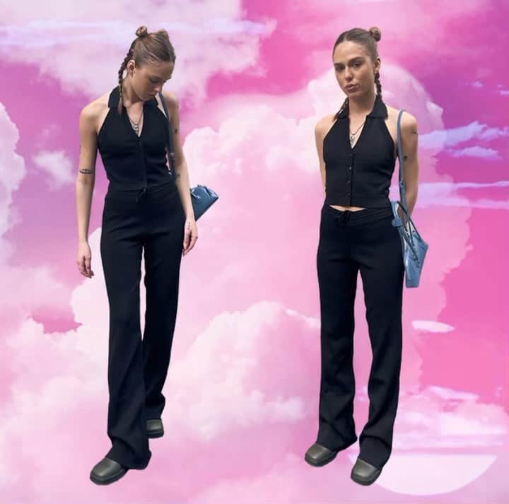 ニコールミラーのインスタグラム：「Gorgeous gorgeous girls wear Nicole Miller 🖤✨ #NicoleMillerStyle」