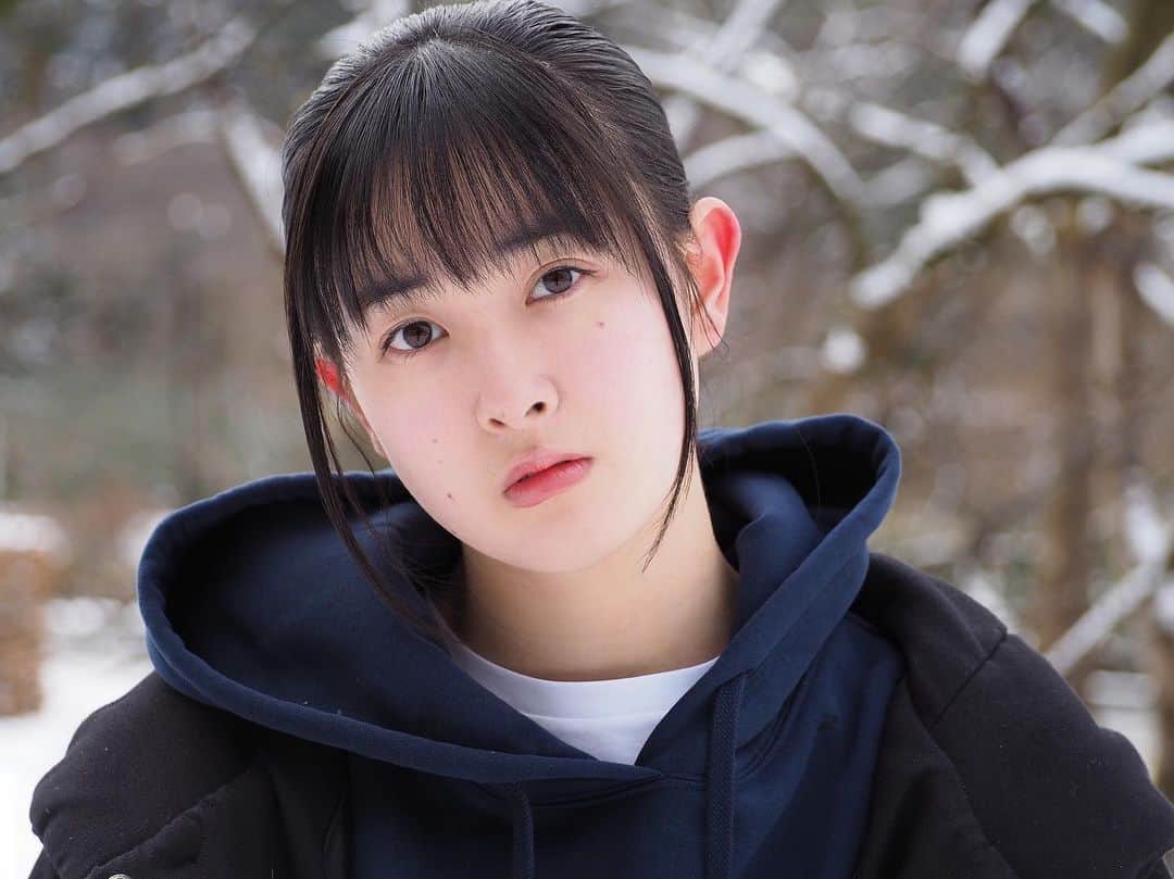 久保咲玖良のインスタグラム：「#雪」