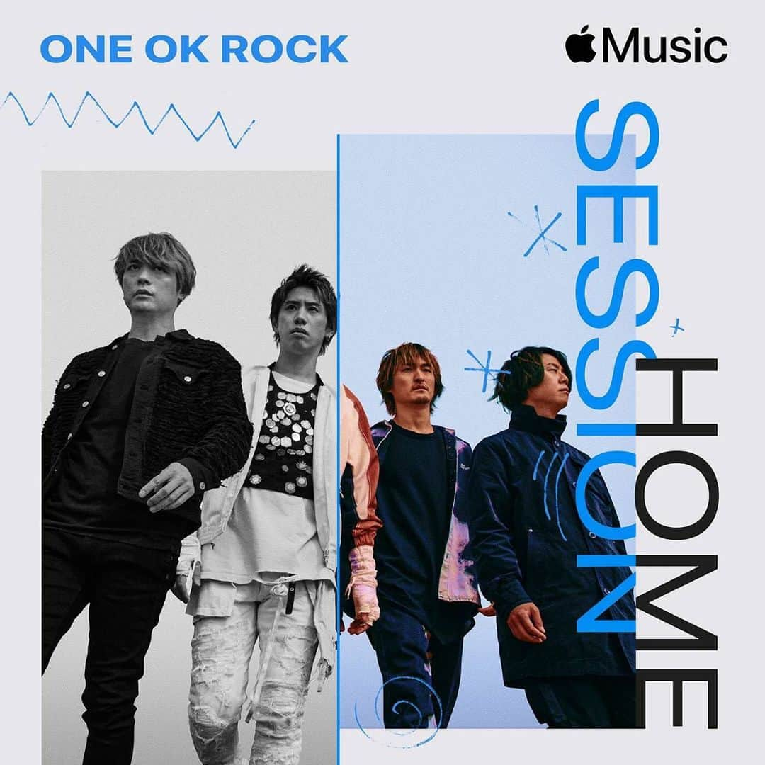 Toru のインスタグラム：「本日よりApple Music Home Session: ONE OK ROCKの配信スタート！ WonderのアコースティックVerとアデルの「Easy On Me」のカバーを公開！ - Wonder (Apple Music Home Session) - Easy On Me (Apple Music Home Session)」