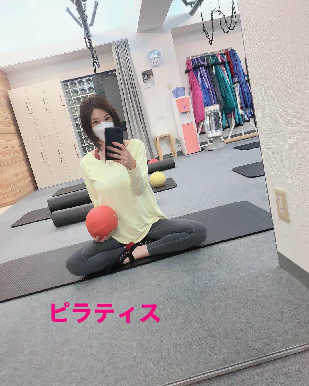 のインスタグラム：「稽古の合間にも心と体を整えにピラティスへ 深く呼吸をすると体もスッキリ頭もクリアに #ピラティス #souplus白金高輪 #ソウプラス白金高輪 #港区ピラティス #白金ピラティス #高輪台ピラティス #浪漫舞台 #走れメロス #稽古  #�原史奈 #ゴルフ #ゴルフレッスン #ゴルフ女子 #ゴルフ大好き #golf #ゴルフウエア #ゴルフコーデ #ゴルフグッズ #ゴルフ動画 #ping #ピン #ping女子 #gle2 #g410 #even #archivio #アルチビオ #cuartounited #instagolf」