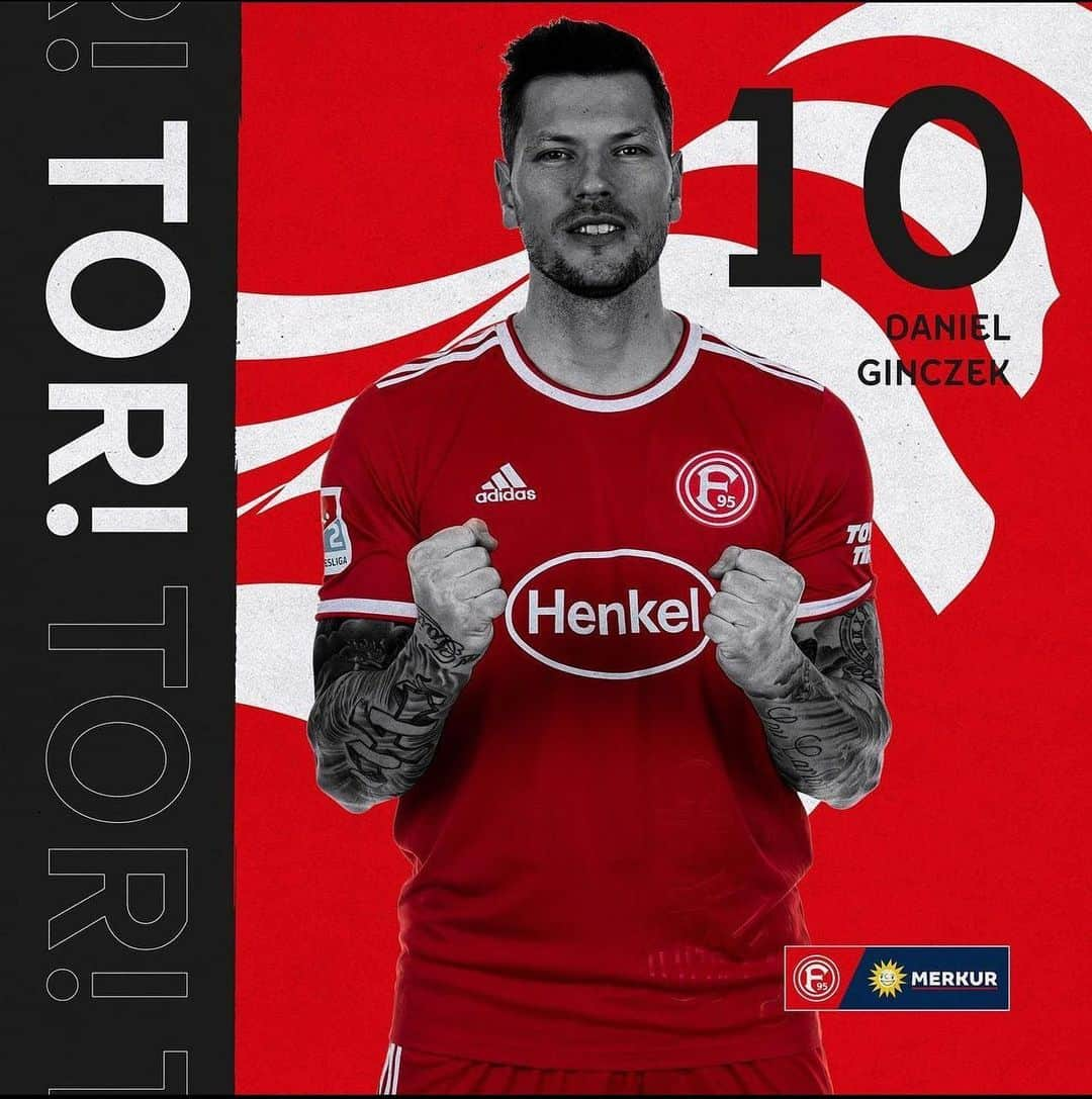 ダニエル・ギンチェクさんのインスタグラム写真 - (ダニエル・ギンチェクInstagram)「First goal for @f95 😍🔥 Großer Dank an unseren eigentlichen Elfmeter Schützen @rouwen87 ❤️ #team」2月21日 4時12分 - danielginczek