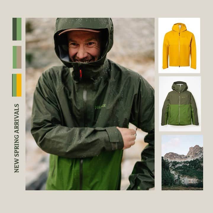 マーモットのインスタグラム：「You've never seen so much new! Dozens of new jackets, tents, bags and more, available now.   Shop the new Spring gear at the link in our bio.」