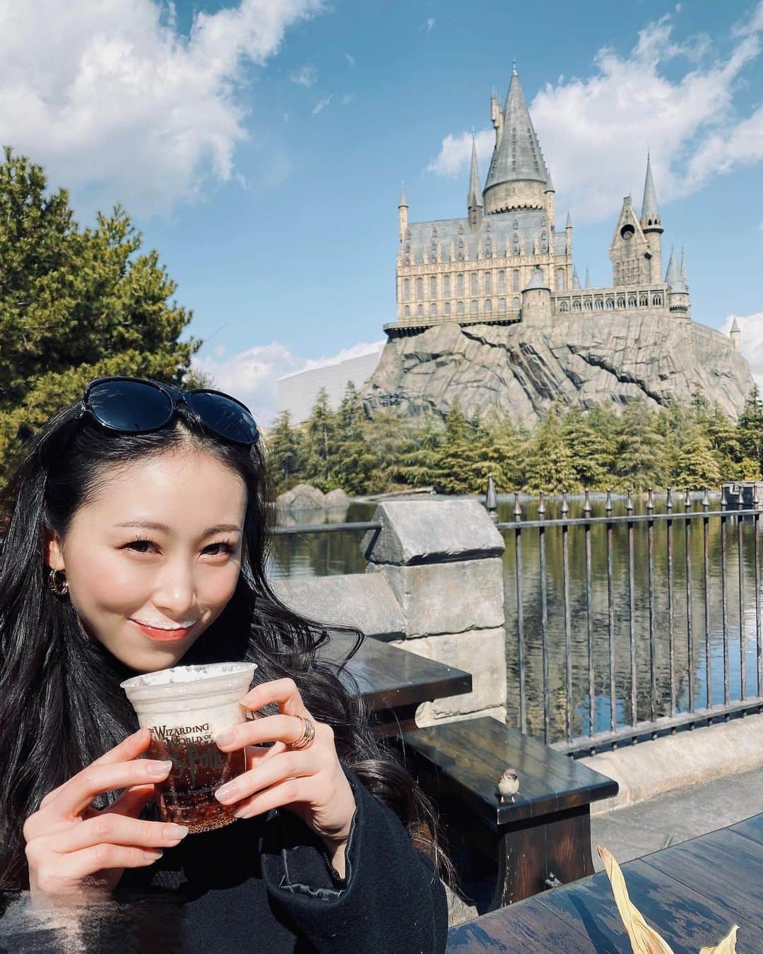 長沼南帆のインスタグラム：「アクシデントがありながらも楽しいお誕生日を過ごしました😌  ユニバーサルやっと行けた🥰 個人的にはハリーポッターが1番楽しかったなぁ🤤  #usj #大阪」