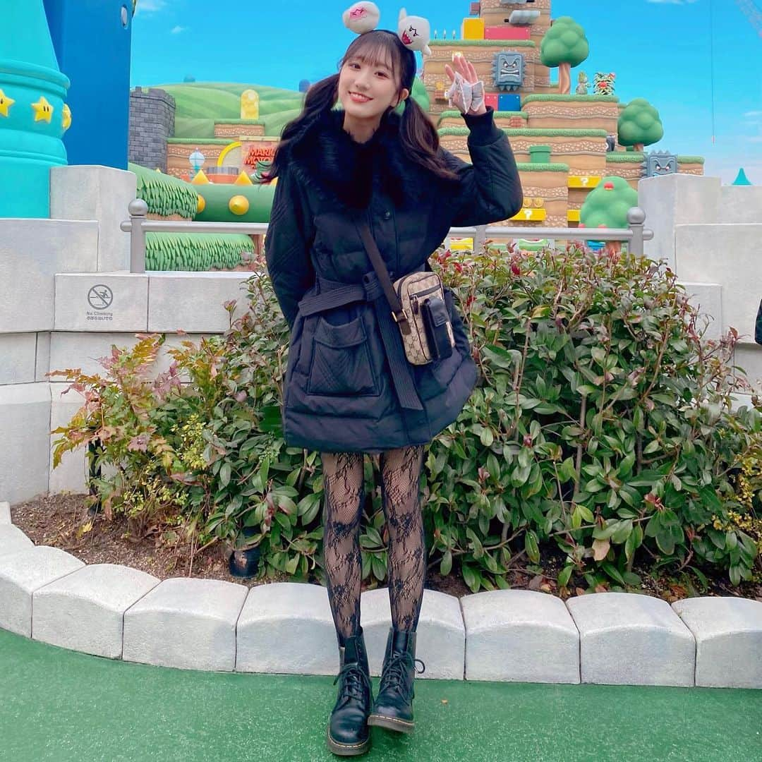 田辺真南葉のインスタグラム：「H×H、進撃の巨人好きな方USJに行きましょう🎡🎢」