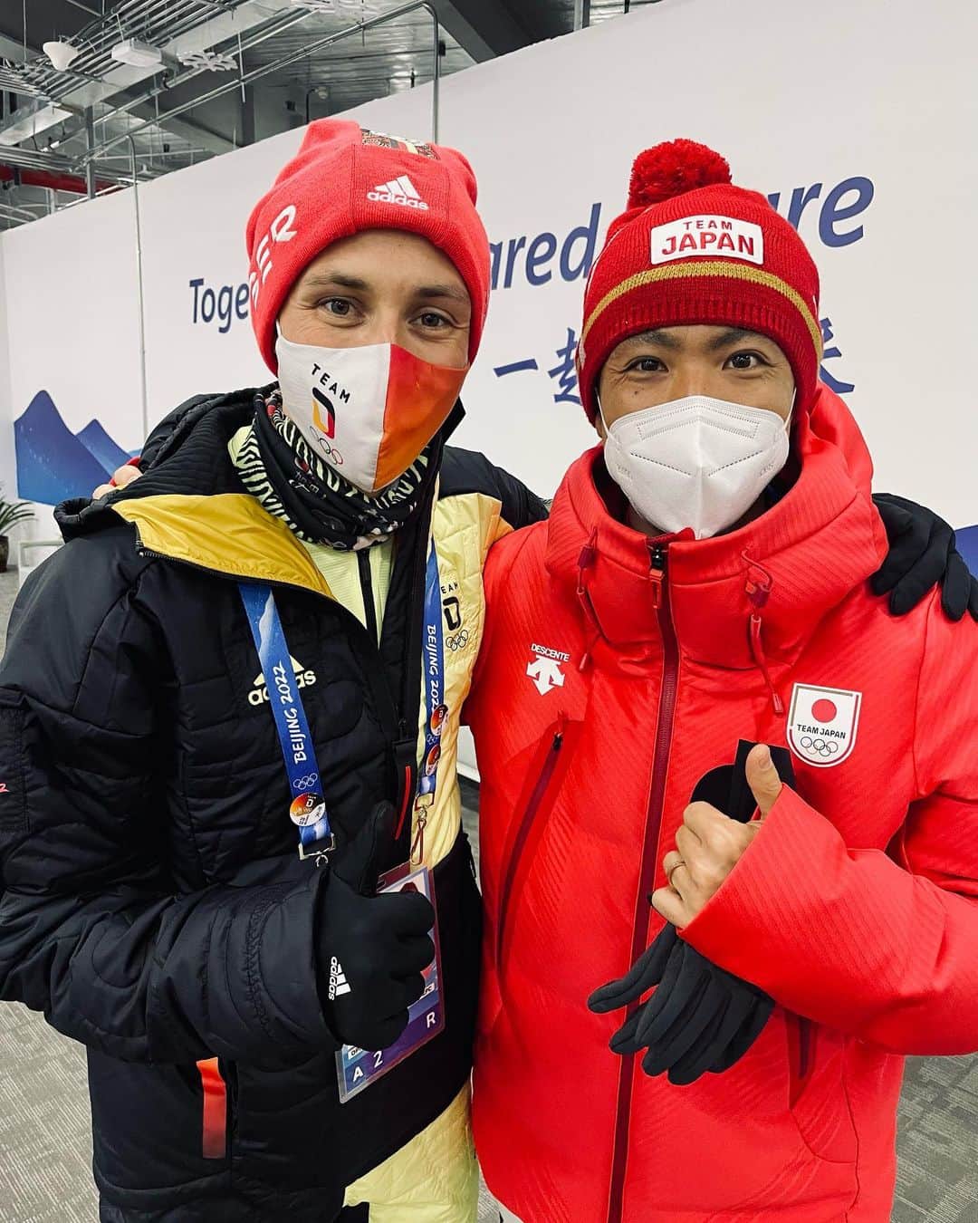 渡部暁斗のインスタグラム：「Huge respect for the all skiers who returned from the quarantine and did your best. I can’t imagine how hard it was but you all is true fighter!👍 #olympics #beijing2022」