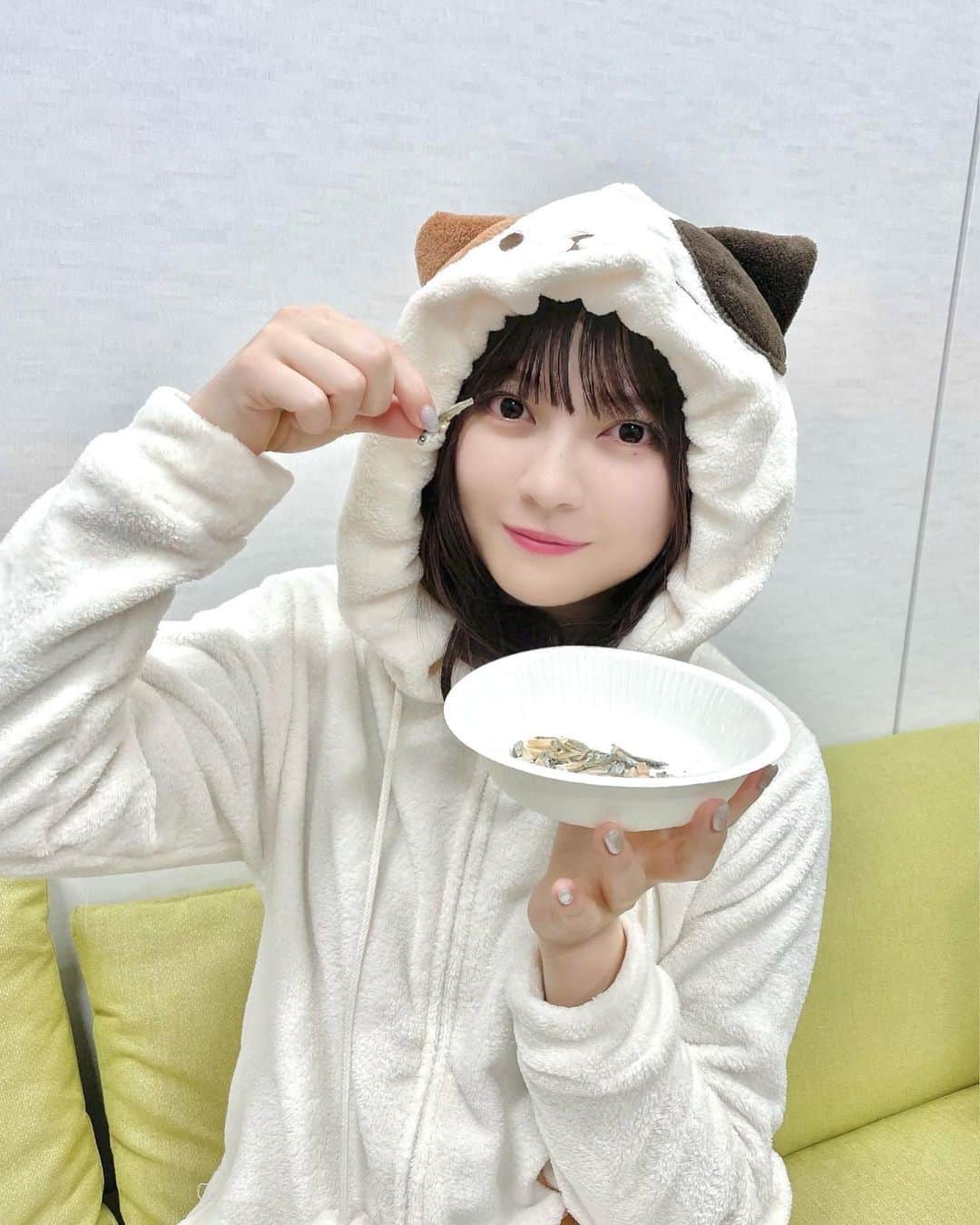 廣川奈々聖さんのインスタグラム写真 - (廣川奈々聖Instagram)「猫の日に、間に合わなかったにゃんこさんです、、🐶🐟 ⁡ ⁡ ⁡ #スーパー猫の日 #ねこのいる生活」2月23日 21時07分 - nanaseven7_u_u