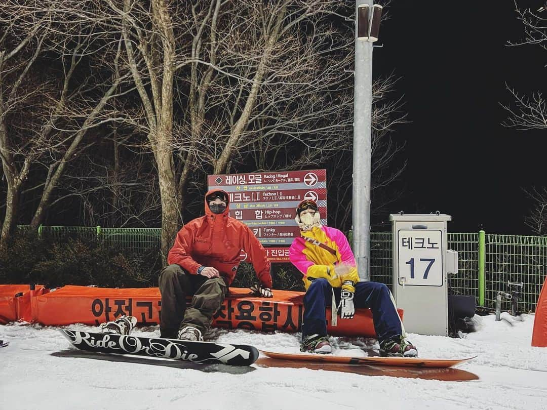 チェ・ソンジュンのインスタグラム：「내일은 더빡쌔게 #동계훈련」