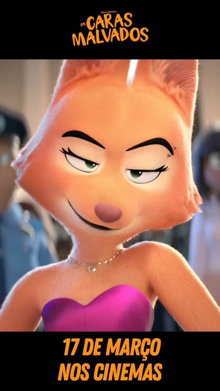 アガサ・モレイラのインスタグラム：「Vcs sabem que eu sempre fui apaixonada por animação. Super fã mesmo! Daquelas que assistem o filme várias vezes e sabem as falas de cor. 😆  E agora poder dublar uma animação é a realização de um sonho. Eu to muito feliz! É uma honra poder dar voz para a Governadora Diane Raposina em #OsCarasMalvados Nessa nova animação da Dreamworks, ser mau nunca pareceu tão bom. Confere aí o trailer e não perca o filme. Dia 17 de março, somente nos cinemas. 😉♥️✨ @universalpicsbr」