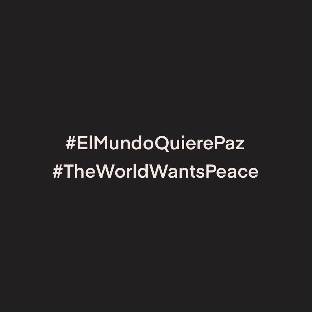 サンドラ・バレンシアのインスタグラム：「No más odio, no más destrucción, no más muertes inocentes, no más guerra !! El mundo quiere paz 🕊」