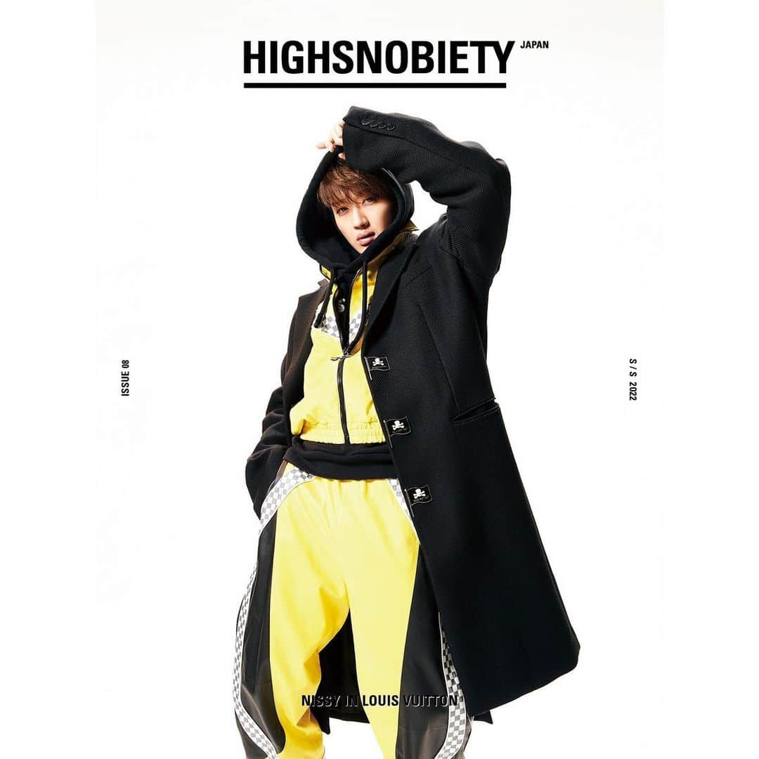 西島隆弘（Nissy）さんのインスタグラム写真 - (西島隆弘（Nissy）Instagram)「《HIGHSNOBIETY》 3/30発売📖  @highsnobietyjp  @louisvuitton  #HIGHSNOBIETY #LouisVuitton #Nissy #カバージャック」2月25日 12時46分 - nissy_nissystaff