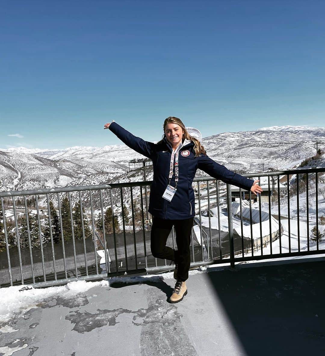 Paige Rydbergのインスタグラム：「Hello from Park City! Excited to be here with the US Olympic and Paralympic Committee for the Paralympic Friends and Family Experience🇺🇸 #teambehindteamusa #winterparalympics」