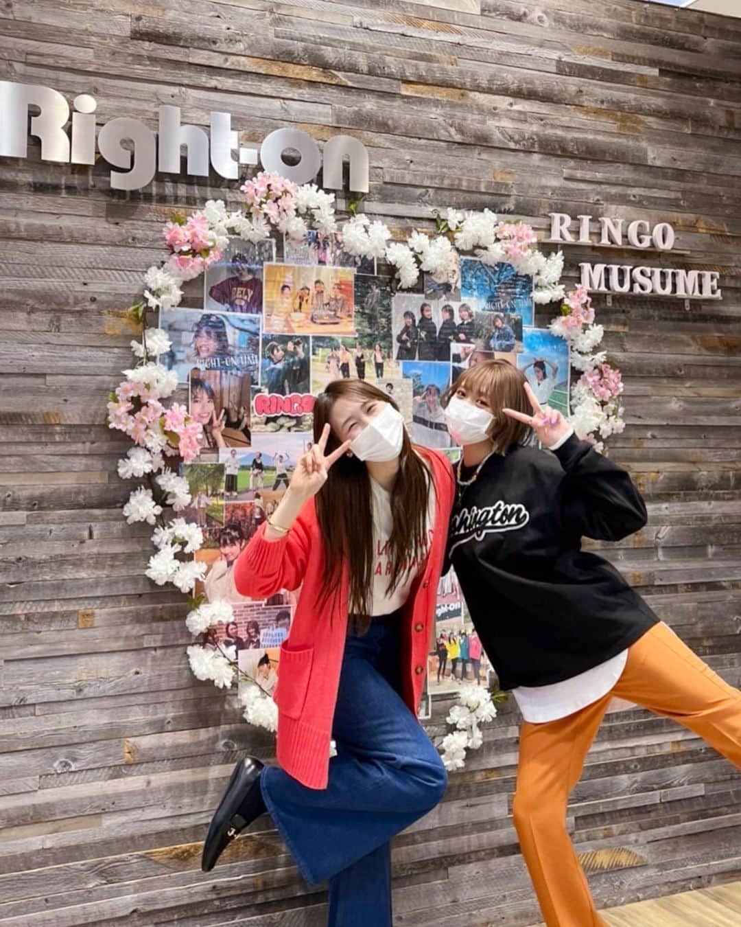 のインスタグラム：「Right-on 🤍🤍  たくさんの思い出をくれたRight-on☺️ YouTube「RIGHT-ONTIME」も後2回で終わっちゃうんだよね、さみしいな🦖 昨日アップされたのも見てね！！  #righton #rightonpr #rightontime #rightoncode #YouTube」