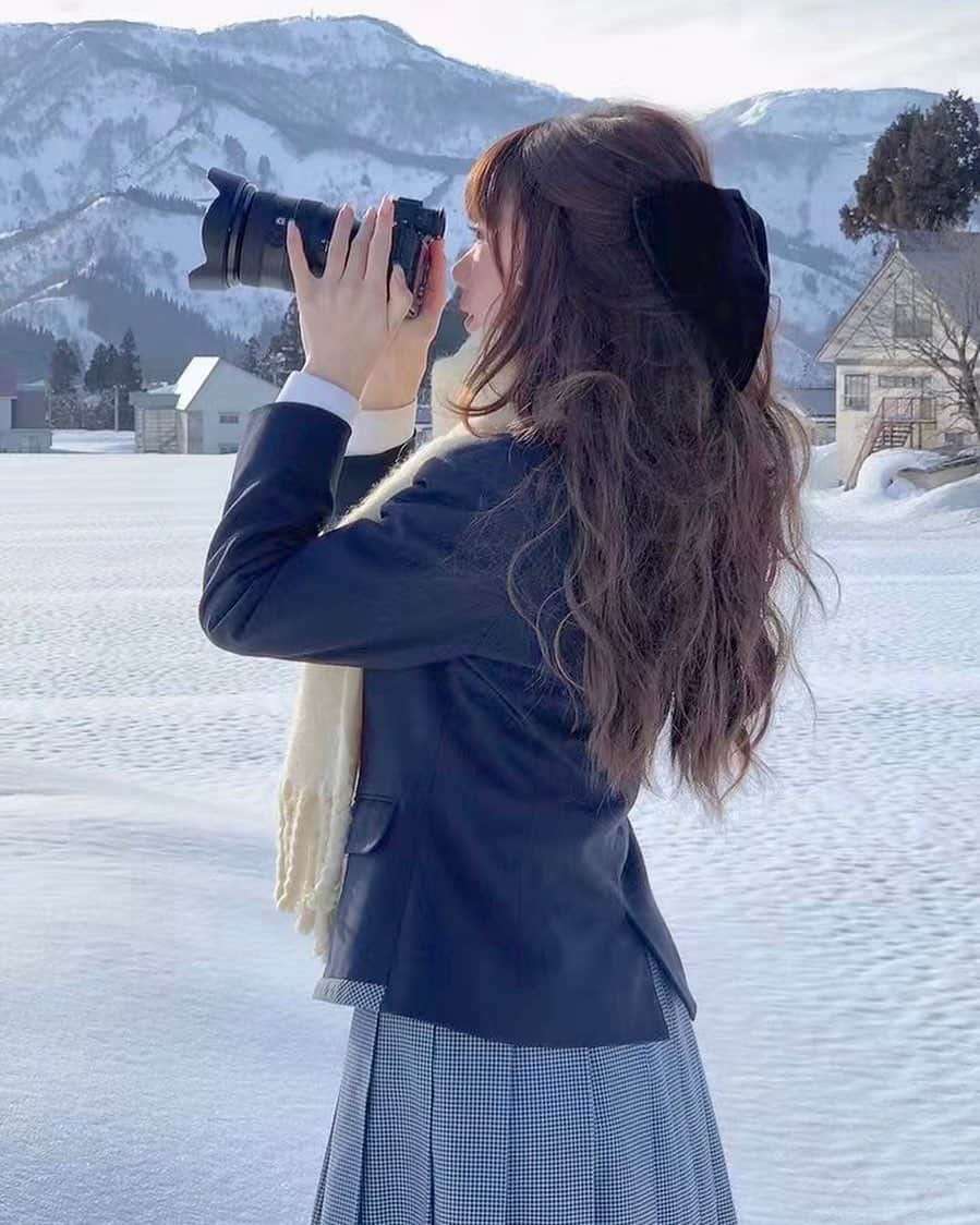 茶叶小果のインスタグラム：「📷❄️」