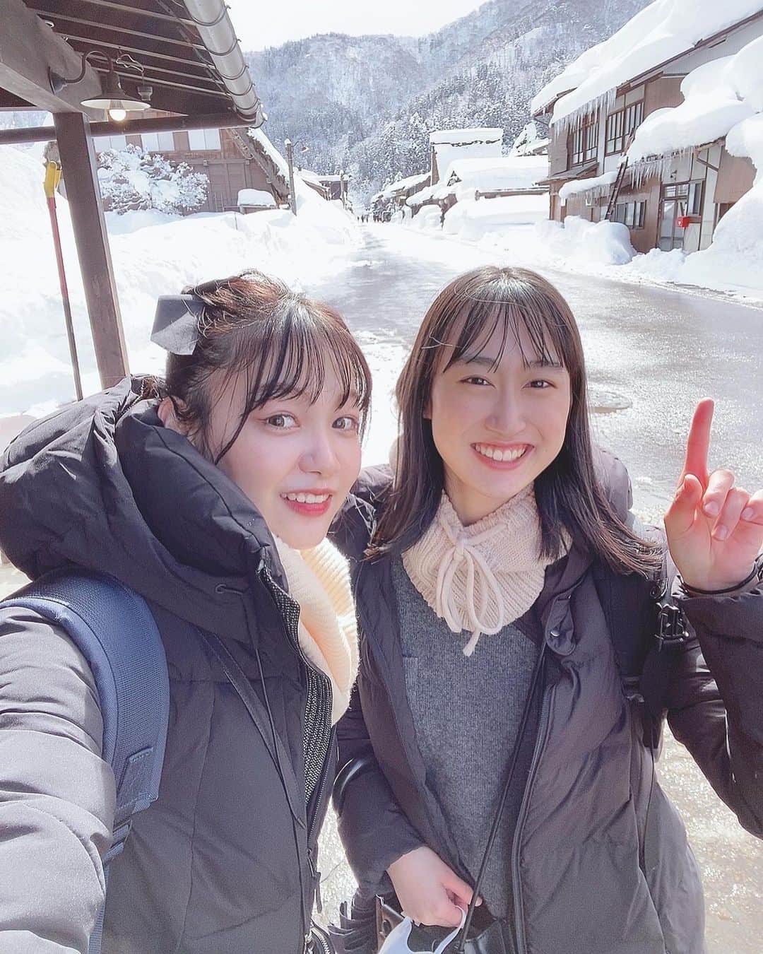 吉澤遥奈のインスタグラム：「❄️ ・ ・ ・ #white #snow #winter #nature」