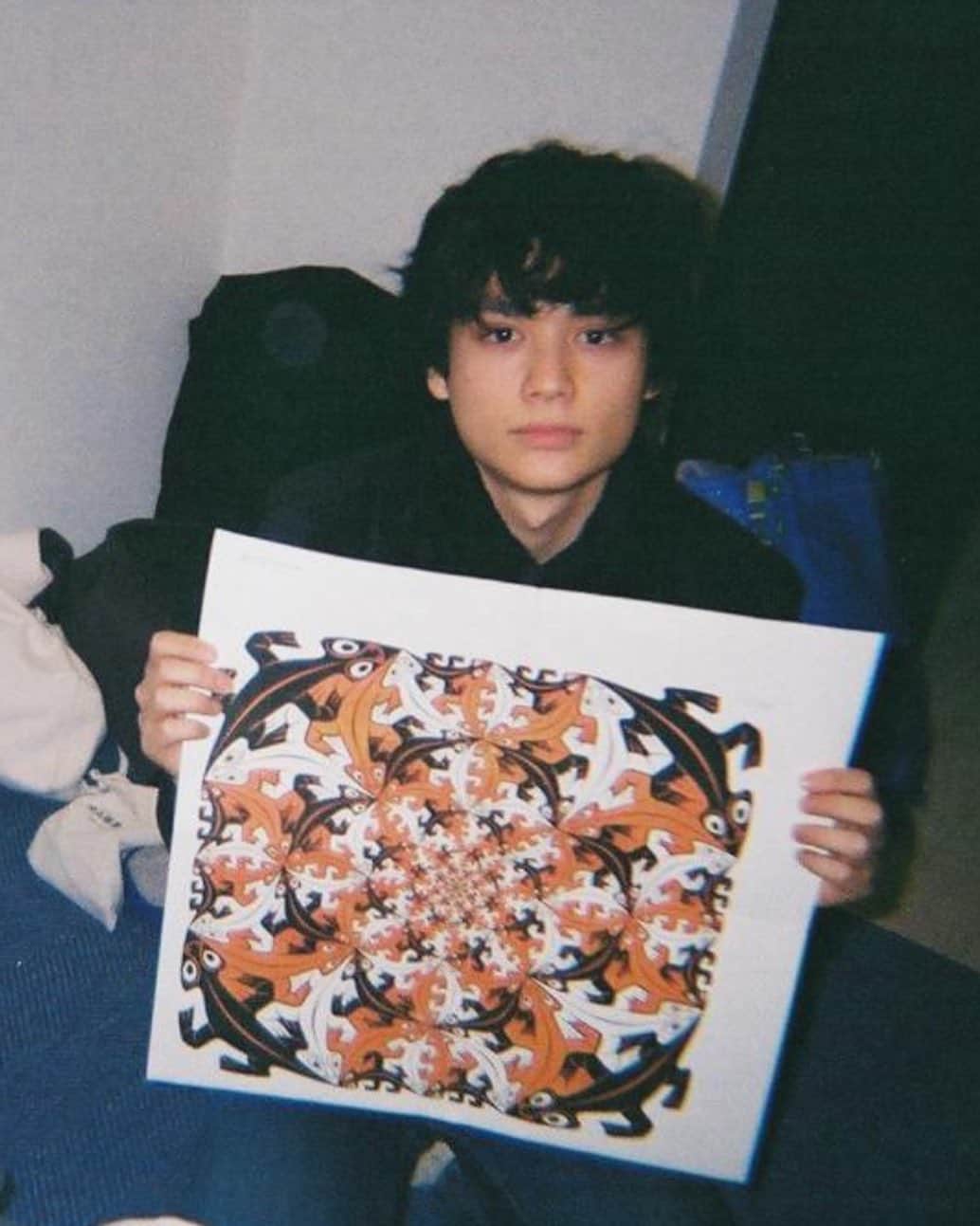 川合ルイのインスタグラム：「エッシャーだよ」