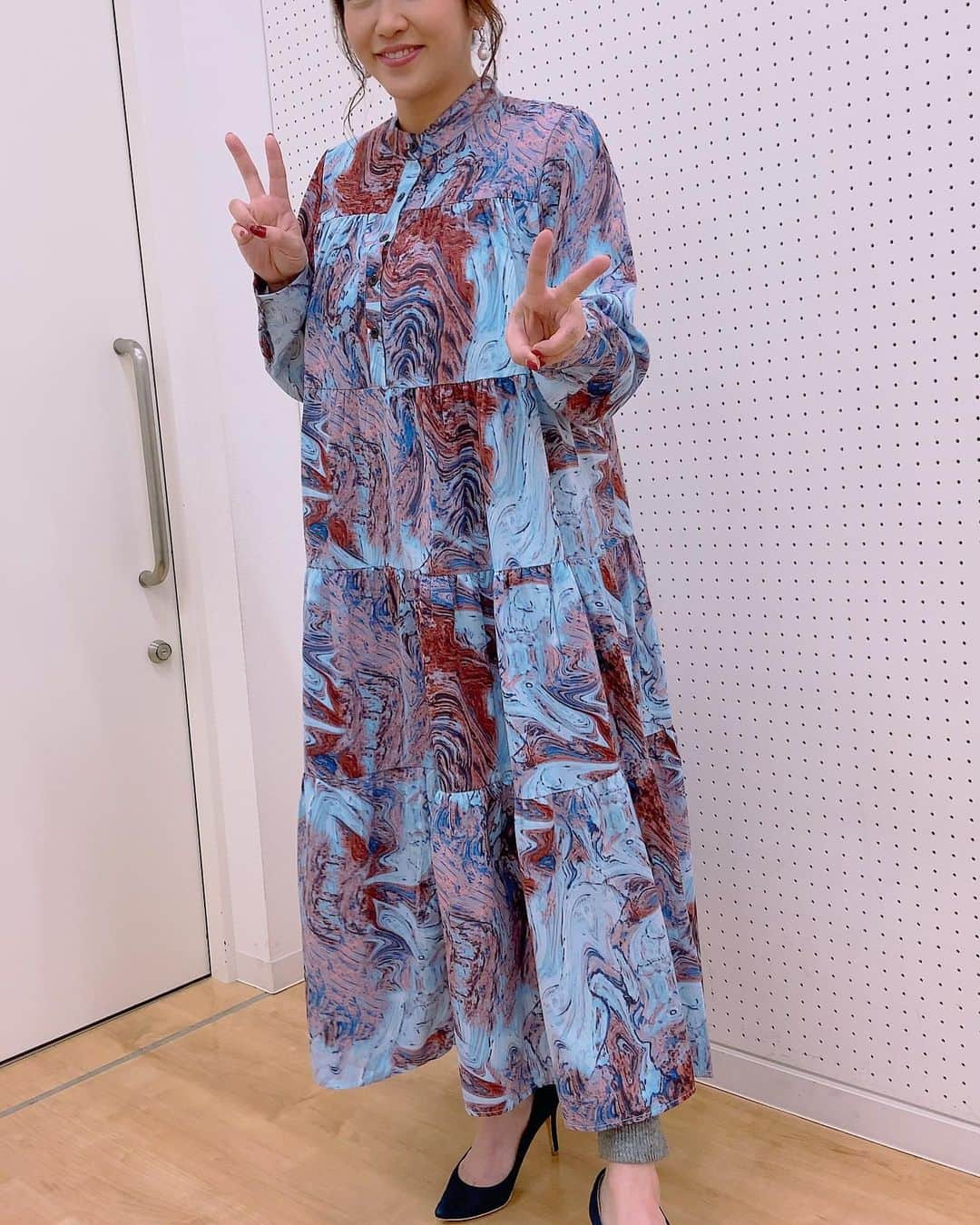 三輪記子さんのインスタグラム写真 - (三輪記子Instagram)「2022/2/11のミヤネ屋 衣装とヘアメイク」2月27日 22時07分 - fusakodragon