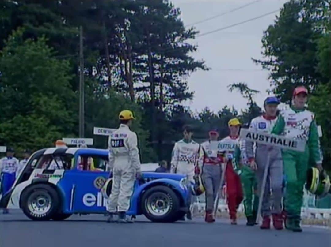 アンドレ・ロッテラーのインスタグラム：「1997 drivers parade in Genk. Who can you spot ? #karting」