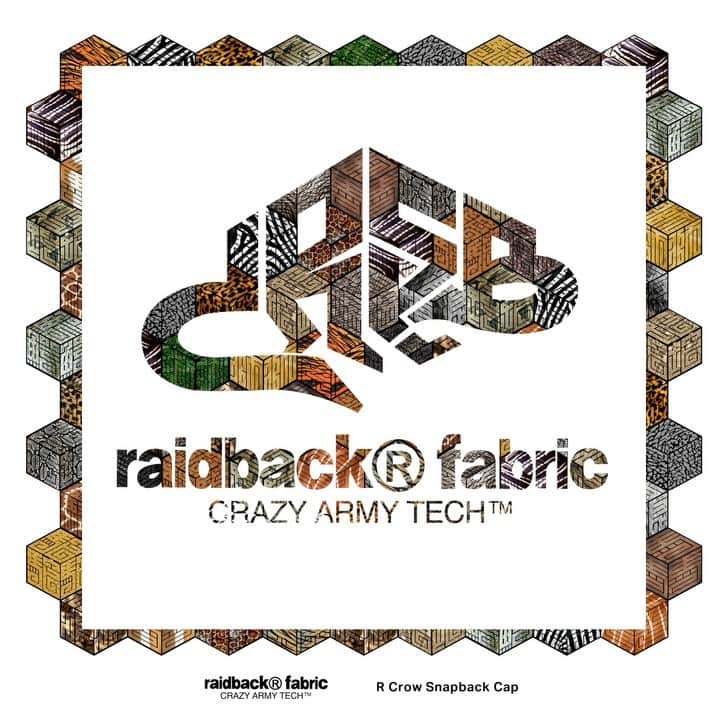 KICKS LAB. [ Tokyo/Japan ]のインスタグラム：「raidback®fabric CRAZY ARMY TECH  #raidbackfabric #crsb」