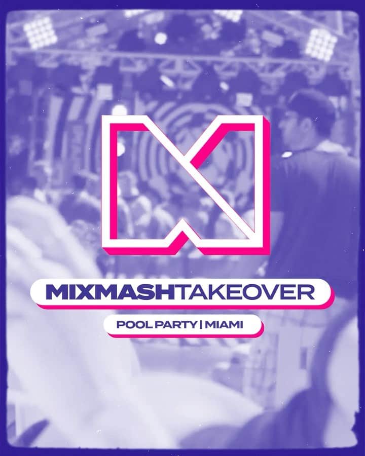 のインスタグラム：「I’m so excited to play at the Mixmash Miami Pool Party alongside all these awesome artists! 🕺 Click the link in stories to join the party! 🎉」