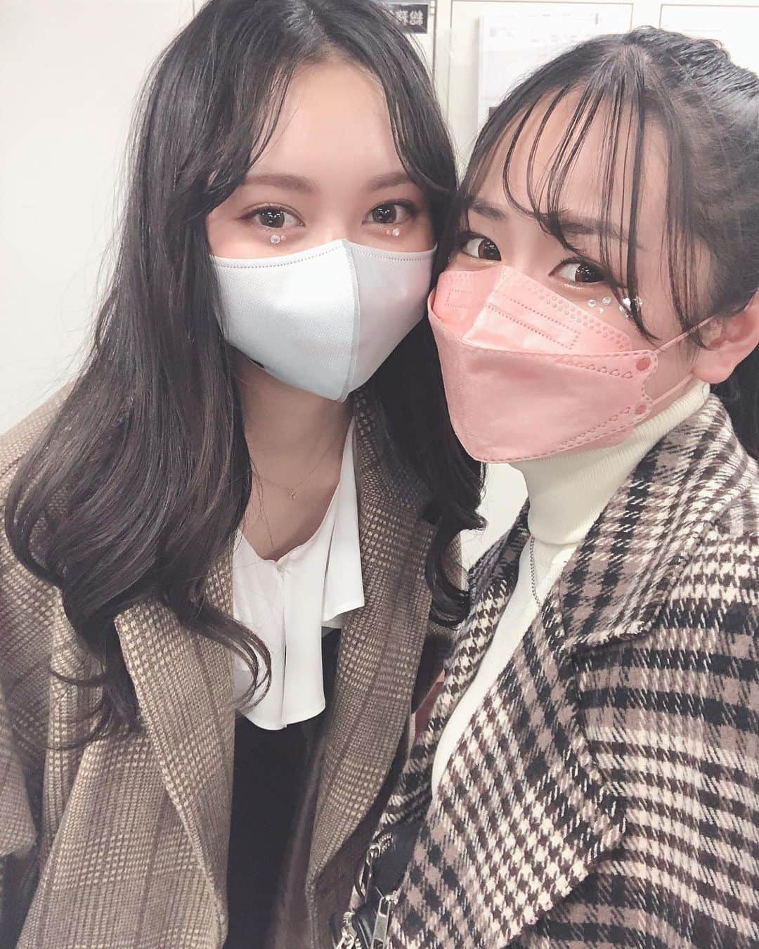 松本優菜のインスタグラム：「#リンクコーデ 🔗 * * れいらと🤍  #ピンクラテ   #ピンクラテwebモデル   #ピンクラテtv  #jc2」