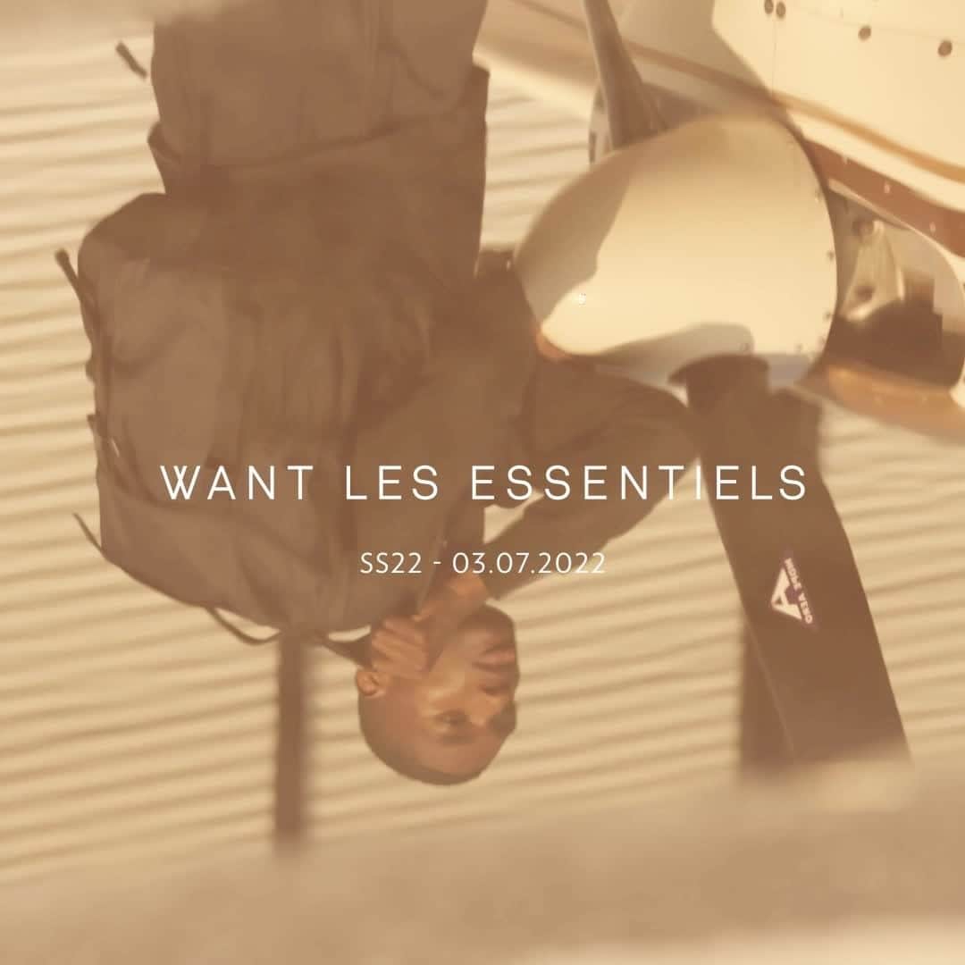 ウォントのインスタグラム：「WANT Les Essentiels Spring/Summer 2022. Coming soon...⁠ –⁠ La collection printemps/été 2022 de WANT Les Essentiels. Bientôt en ligne...⁠ ⁠ #wantlesessentiels #worldofwant」