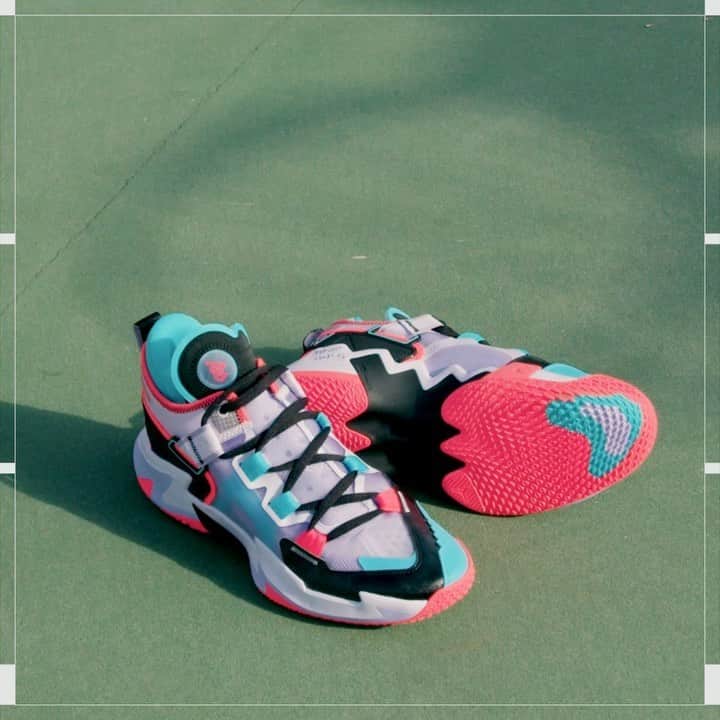 Jordanのインスタグラム：「Play hard, play fast, play like a kid again.   Never lose the spirit of having fun on the blacktop — the WhyNot.5 ‘Childhood’ is available now. Link in bio.」