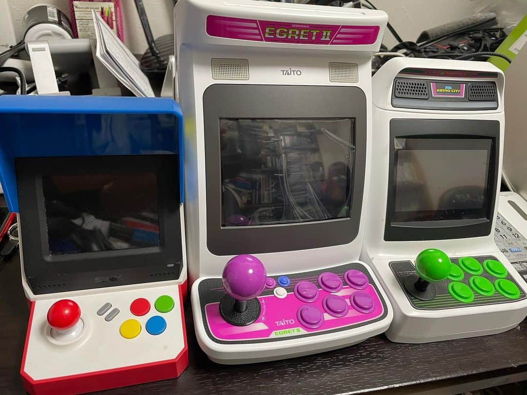多根清史のインスタグラム：「イーグレットツーミニ、デカいよ！　セガやSNKの子が小さく見える」