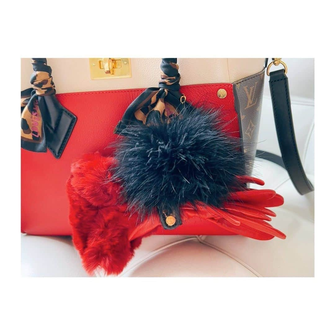 神田うのさんのインスタグラム写真 - (神田うのInstagram)「この冬大活躍した2つのオンマイサイド👜👜 @louisvuitton  ハンドルに手持ちのツイリーを巻いたりチェーンを付けたり、グローブホルダーにグローブを付けて自分流のオリジナルバッグにして楽しんでいました☺️ フェザーのグローブホルダーとグローブは過去に自分がデザインした物（UNO KANDA）ですよ🤣 ムートン素材の方はそろそろおしまいかな〜 春はどんなバッグを新調しようかな☺️  #louisvuitton#louisvuittonbag#louisvuittononmyside#ルイヴィトン#ルイヴィトンバッグ#onmyside#オンマイサイド#bag#bags#バッグ#冬のバッグ#ムートンバッグ#winterbag#winterbags#神田うの#unokanda」3月3日 20時19分 - unokandaofficial