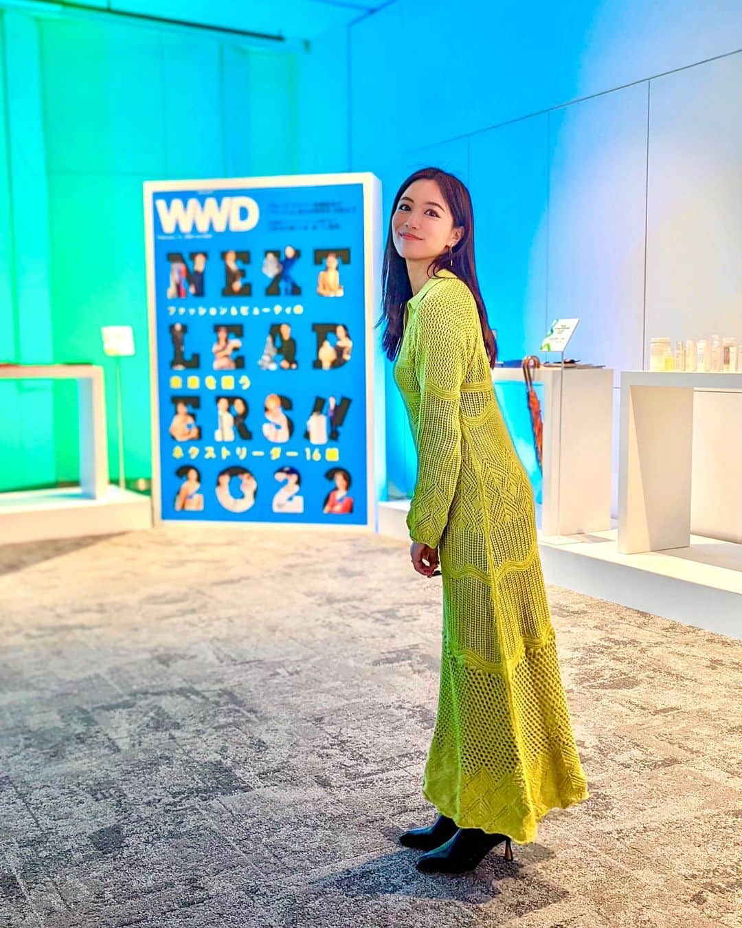 石井里奈さんのインスタグラム写真 - (石井里奈Instagram)「こんにちは☀️ . LUMINE&WWDJAPAN共催による次世代のファッション＆ビューティー界を牽引するリーダーを集めたサミット『MOVE ON』に行って来ました🌸👗✨ . ファッション&ビューティ業界の明日を創り出すNEXT LEADERSとして、今年度は国内外の選出された16人の方で私の参加した会では、小嶋陽菜さん、岡崎龍之祐さん、ソンミさん、あさぎーにょさんなどの貴重なお話をお伺いすることができました❤️ . 私がよく着ている @herlipto のお話もきけてそんなふうに成長してたんだと思ったら面白くて💗 岡崎龍之祐さんの作るお洋服もまさに歩くアートで見たことないようなお洋服ですごく面白くてワクワクしたなぁ💕 . これからもどんどんファッション&ビューティー業界が進化して楽しくなっていきそうでこれから楽しみです❤️ . このイベントは4/24までアーカイブ視聴が無料で出来るので是非みてみてね💗 これからのファッション業界が楽しみだなと思える価値あるコンテンツがたっくさん！ 是非下記リンクからアクセスしてみてね💕 https://www.wwdjapan.com/c/move-on_2021-22/ . すてきなイベントだったので私も春らしいライムのワンピースを着て行きました👗 . #nextleaders2022 #LUMINE #WWDJAPAN #wwd #fashion #beauty #herlipto #こじはる #小嶋陽菜 #ニットワンピース #ライム #ryunosukeokazaki #あさぎーにょ #makuake #マクアケ #春ファッション #ファッション #ビューティー #lumine #ルミネ #ファッションショー #コスメ #新作コスメ #おすすめコスメ #講演会 #春カラー #アーカイブ #ファッション好き #メイク好き #ワクワク」3月3日 12時01分 - ri7tin1025