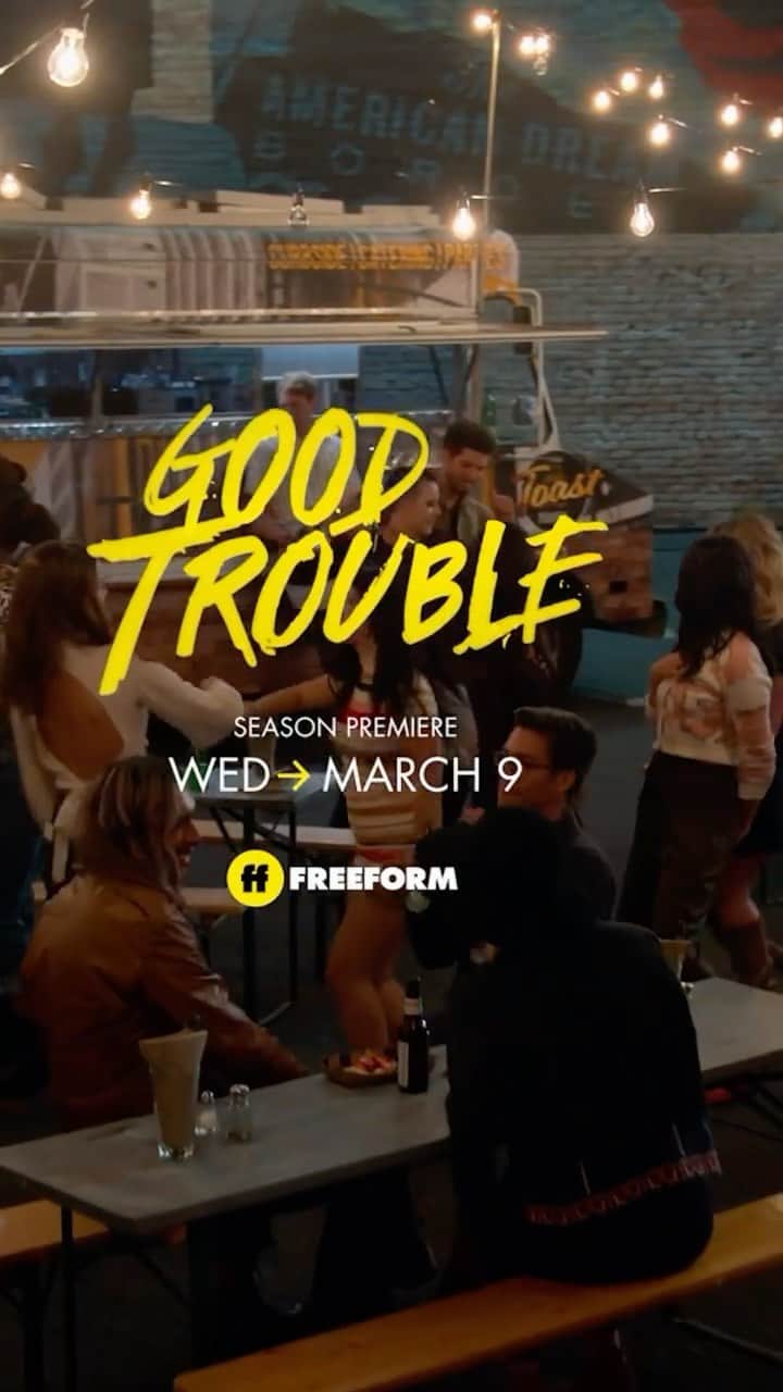 シエラ・ラミレスのインスタグラム：「THE COUNTDOWN BEGINS!!!! An all new season of @goodtrouble is coming your way…with lots of changes & new faces ;) mark your calendars for Wednesday, March 9th on @freeform, next day on @hulu」