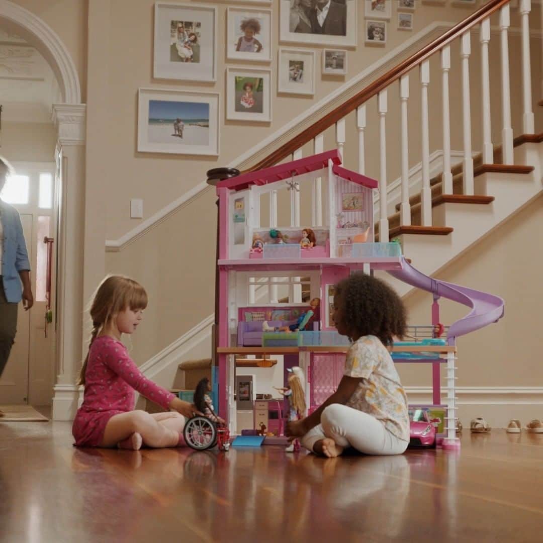 のインスタグラム：「If a doll can help a child develop empathy, a doll can help change the world. Learn more about our doll play study with Cardiff University, commissioned by #Barbie.」