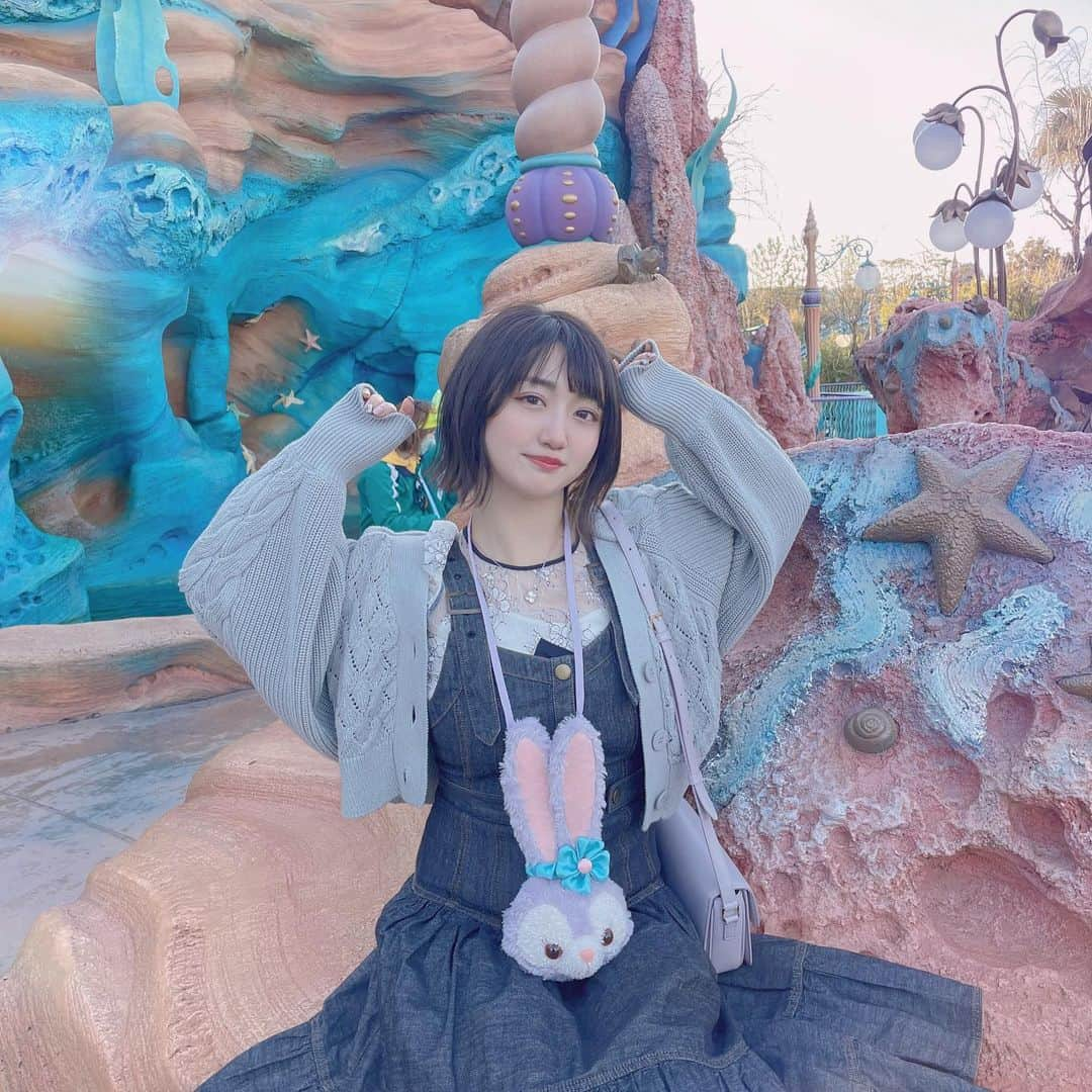 東美希さんのインスタグラム写真 - (東美希Instagram)「Mermaid Lagoon...🧜‍♀️🐚 . . . #disneysea #disneyland #disney #ディズニーシーコーデ  #ディズニーランド #ステラルーコーデ #ステラルー #マーメードラグーン #ショートボブ #lagunamoon #snidel」3月4日 8時41分 - amisar11