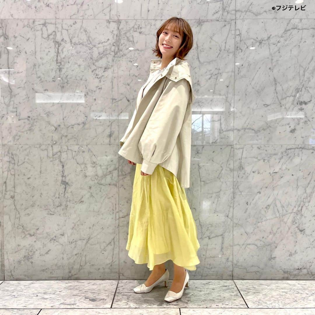 フジテレビ「めざましテレビ」さんのインスタグラム写真 - (フジテレビ「めざましテレビ」Instagram)「ファッション雑誌CanCamとコラボした お天気コーナー「きょう何着て行く？」 阿部華也子の毎日のコーデを紹介♪  ３月４日（金）  【今日のコーデ】 ・ジャンパー→ @styledoor_official 　２万１７８０円 ・ニット→ @rielle_riche 　　　１万５４００円 ・スカート→ @and.couture 　　１万６２８０円 ・靴→ @dianashoespress 　　１万６５００円 ・イヤリング→ @abiste_official 　４８３０円    【コーデのポイント】 この春のニュースなアウターといえば… マウンテンパーカー❣️  スポーティなディテールや、ゆったりとした オーバーサイズに、こなれ感が高まります🙆‍♀️✨  フレアスカートなどかわいげのあるアイテムと 掛け合わせることで、ハズしの効いた上品スタイルに🥰  #めざましテレビ #きょう何着て行く？ #阿部華也子 #今日のコーデ #コーデ #CanCam #今日のファッション#ootd #きょう何着て行く？は月〜金朝6時22分ごろ放送📺 #スタイリストたなべさおり #かやちゃん #きれいめコーデ #きれいめカジュアル #大人コーデ #春コーデ #オフィスカジュアル #上品コーデ #アナウンサー衣装」3月4日 15時26分 - mezamashi.tv